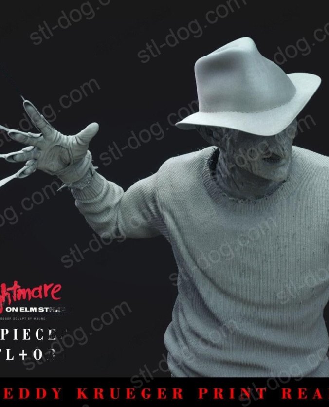 梦魇屠夫(Freddy Krueger) 3D打印图纸